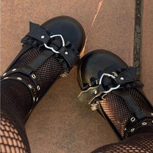 Byomigy NWB Mary Jane T-Strap Heel Goth Platform Ankle Oxford Shoes Size 5